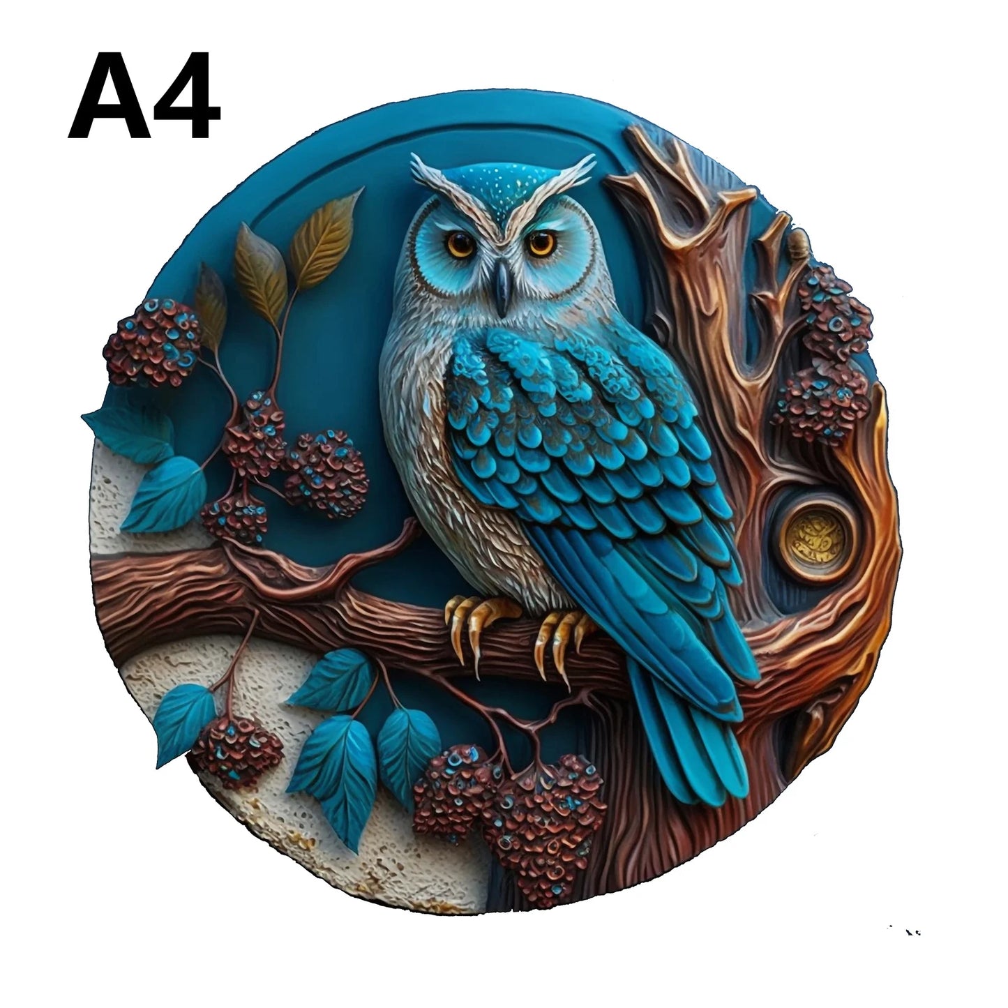 Eulen-Holzpuzzle – 3D-Vogel für alle Altersgruppen