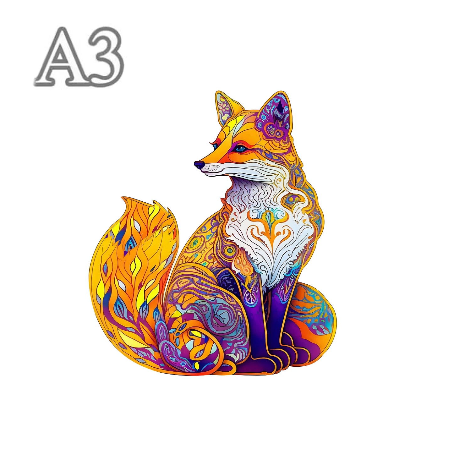 Fuchs-Holzpuzzle – Cleveres Tierpuzzle