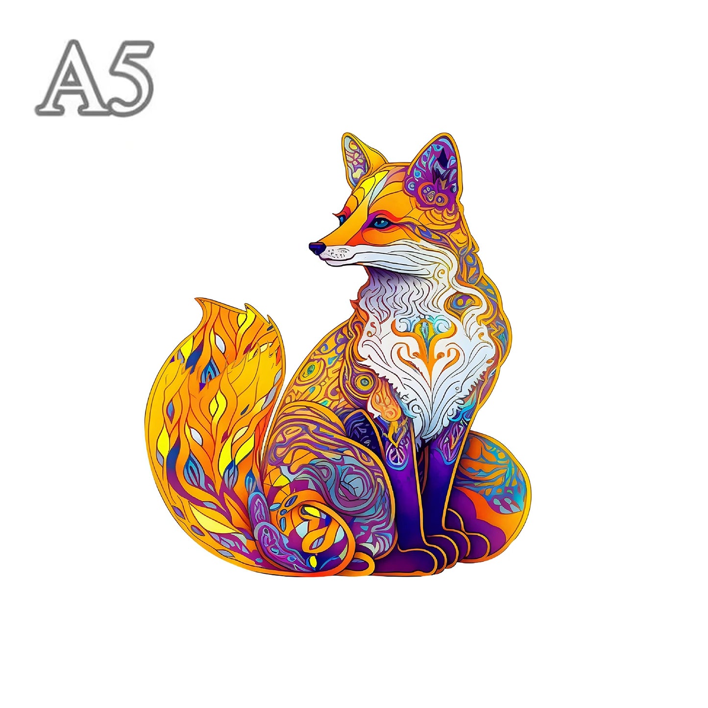 Fuchs-Holzpuzzle – Cleveres Tierpuzzle