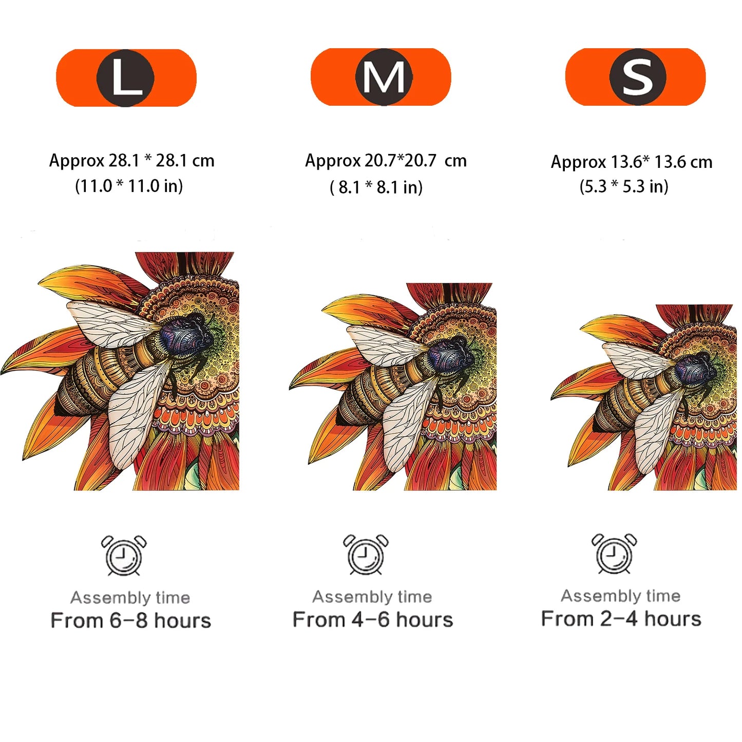 Bienen-Holzpuzzle – Summendes Tierpuzzle