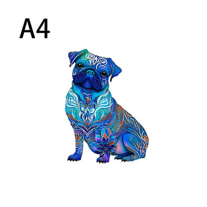 Süßes Welpen-Holzpuzzle – Niedliches Tierpuzzle