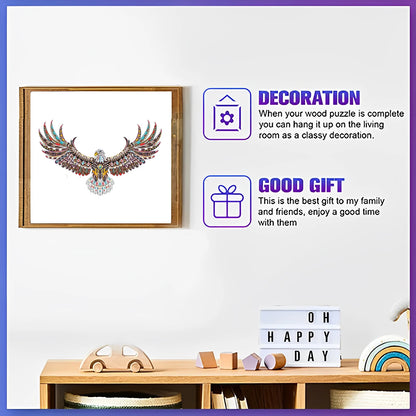 Adler-Holzpuzzle – Majestätisches Tierpuzzle