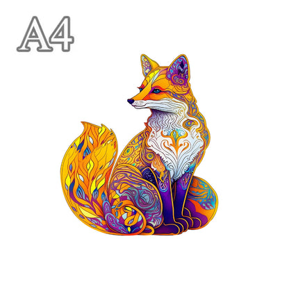 Fuchs-Holzpuzzle – Cleveres Tierpuzzle